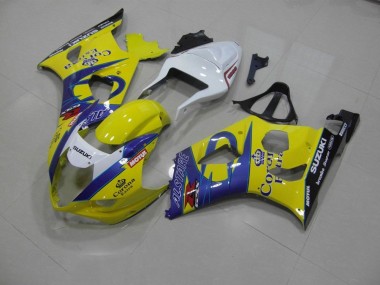 GSXR 1000 K3 03-04 Motorrad Verkleidungen - Gelb Corona