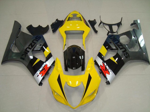 GSXR 1000 K3 03-04 Motorrad Verkleidungen - Gelb Grau GSXR 1000 K3 03-04 Motorrad Verkleidungen - Gelb Grau