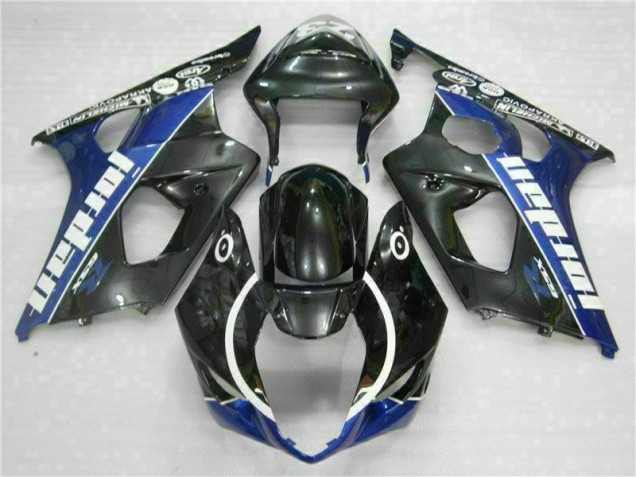 GSXR 1000 K3 03-04 Motorrad Verkleidungen & Plastik - Schwarz Blau GSXR 1000 K3 03-04 Motorrad Verkleidungen & Plastik - Schwarz Blau