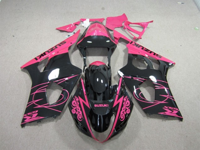 GSXR 1000 K3 03-04 Motorrad Verkleidungen - Rosa Schwarz GSXR 1000 K3 03-04 Motorrad Verkleidungen - Rosa Schwarz