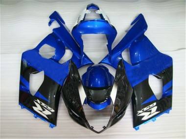 GSXR 1000 K3 03-04 Motorrad Verkleidungen - Schwarz Blau