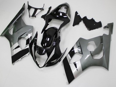 GSXR 1000 K3 03-04 Motorrad Verkleidungen - Schwarz Grau