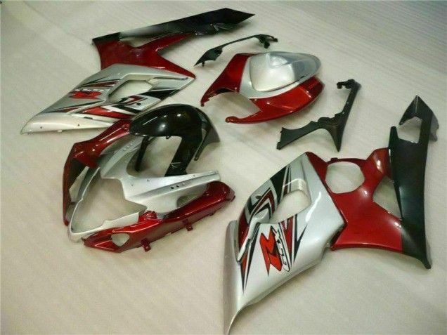 GSXR 1000 K5 05-06 Motorrad Verkleidung - Rot Weiß GSXR 1000 K5 05-06 Motorrad Verkleidung - Rot Weiß