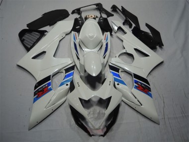 GSXR 1000 K5 05-06 Motorrad Verkleidung - Weiß Blau