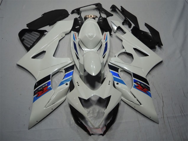 GSXR 1000 K5 05-06 Motorrad Verkleidung - Weiß Blau GSXR 1000 K5 05-06 Motorrad Verkleidung - Weiß Blau
