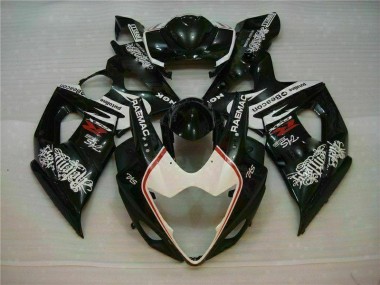 GSXR 1000 K5 05-06 Motorrad Verkleidung - Weiß Schwarz