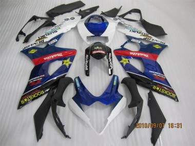 GSXR 1000 K5 05-06 Motorrad Verkleidungen - Blau Schwarz Rockstar