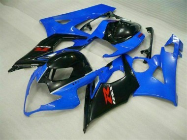 GSXR 1000 K5 05-06 Motorrad Verkleidungen & Plastik - Blau Schwarz