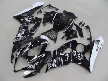 GSXR 1000 K5 05-06 Motorrad Verkleidungen - Schwarz Corona