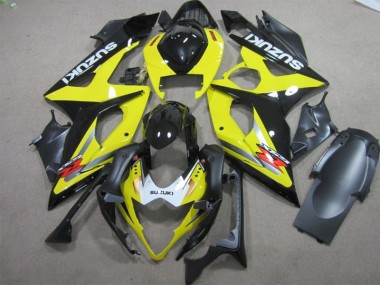GSXR 1000 K5 05-06 Motorrad Verkleidungen - Schwarz Gelb