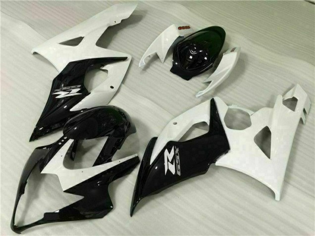 GSXR 1000 K5 05-06 Motorrad Verkleidungen - Weiß Schwarz GSXR 1000 K5 05-06 Motorrad Verkleidungen - Weiß Schwarz