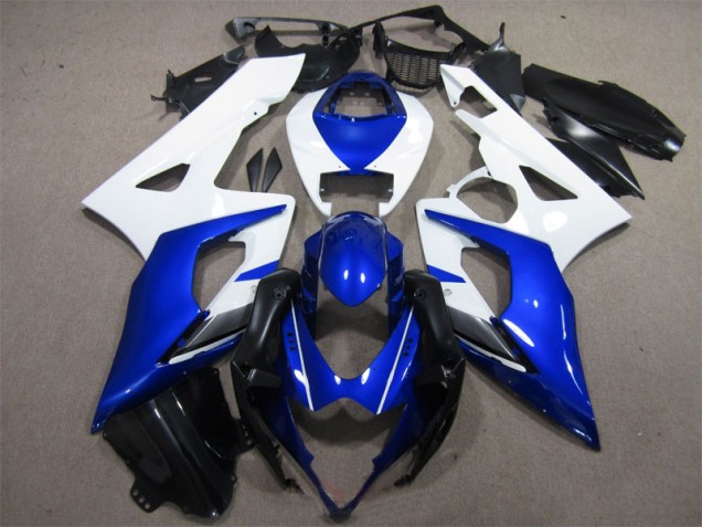 GSXR 1000 K5 05-06 Motorrad Vollverkleidung - Blau Weiß GSXR 1000 K5 05-06 Motorrad Vollverkleidung - Blau Weiß