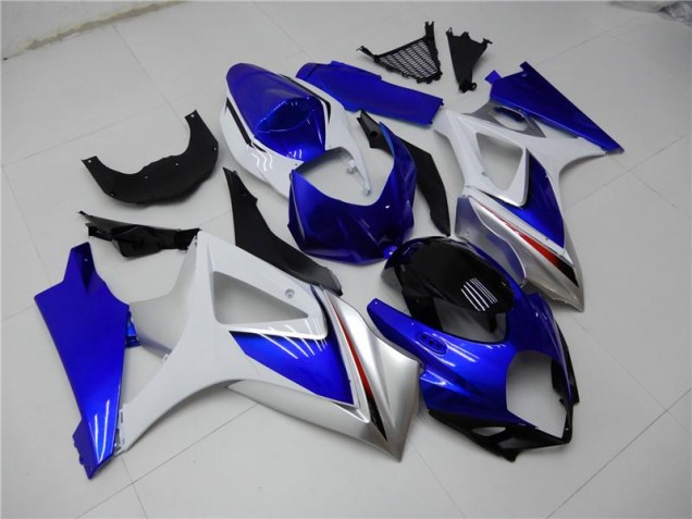 GSXR 1000 K7 07-08 Motorrad Verkleidung - Blau Weiß GSXR 1000 K7 07-08 Motorrad Verkleidung - Blau Weiß