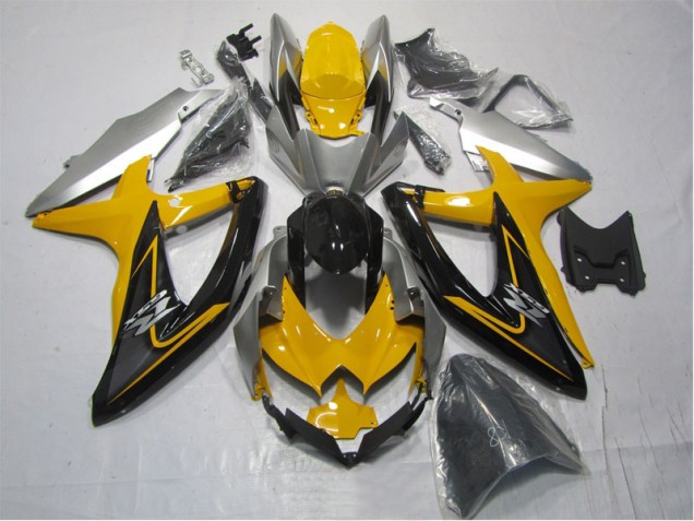 GSXR 1000 K7 07-08 Motorrad Verkleidung - Gelb Schwarz GSXR 1000 K7 07-08 Motorrad Verkleidung - Gelb Schwarz