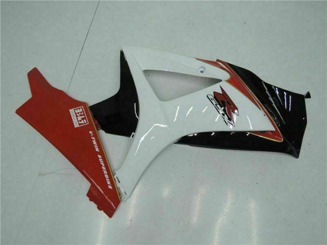 GSXR 1000 K7 07-08 Motorrad Verkleidung - Rot Weiß GSXR 1000 K7 07-08 Motorrad Verkleidung - Rot Weiß