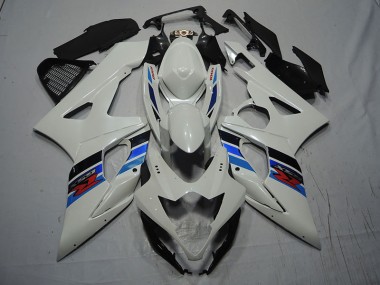 GSXR 1000 K7 07-08 Motorrad Verkleidung - Weiß Blau