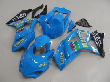 GSXR 1000 K7 07-08 Motorrad Verkleidungen - Blau Rizla Rennen