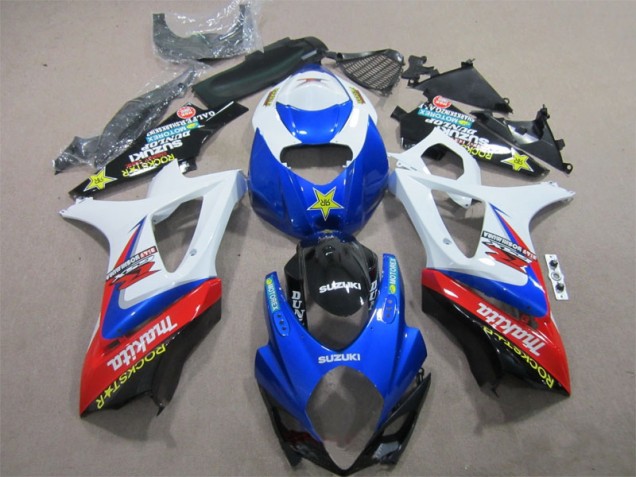 GSXR 1000 K7 07-08 Motorrad Verkleidungen - Blau Weiß Rockstar GSXR 1000 K7 07-08 Motorrad Verkleidungen - Blau Weiß Rockstar