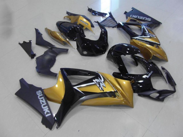 GSXR 1000 K7 07-08 Motorrad Verkleidungen - Gold Schwarz GSXR 1000 K7 07-08 Motorrad Verkleidungen - Gold Schwarz