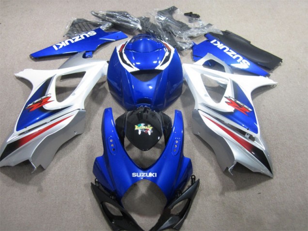 GSXR 1000 K7 07-08 Motorrad Verkleidungen Komplett Sets - Blau Weiß GSXR 1000 K7 07-08 Motorrad Verkleidungen Komplett Sets - Blau Weiß