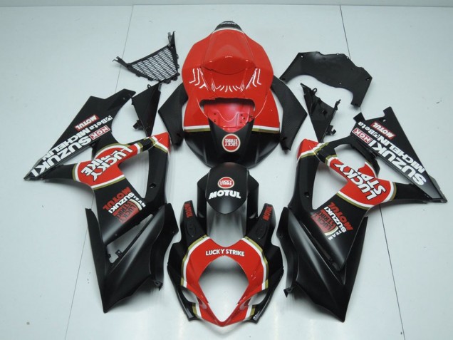 GSXR 1000 K7 07-08 Motorrad Verkleidungen - Matt Lucky Strike GSXR 1000 K7 07-08 Motorrad Verkleidungen - Matt Lucky Strike