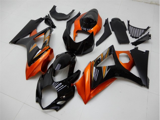 GSXR 1000 K7 07-08 Motorrad Verkleidungen - Orange Schwarz GSXR 1000 K7 07-08 Motorrad Verkleidungen - Orange Schwarz