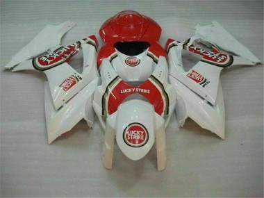 GSXR 1000 K7 07-08 Motorrad Verkleidungen - Rot Weiß