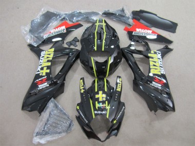 GSXR 1000 K7 07-08 Motorrad Verkleidungen - Schwarz Gelb Rizla