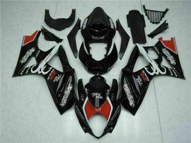 GSXR 1000 K7 07-08 Motorrad Verkleidungen - Schwarz
