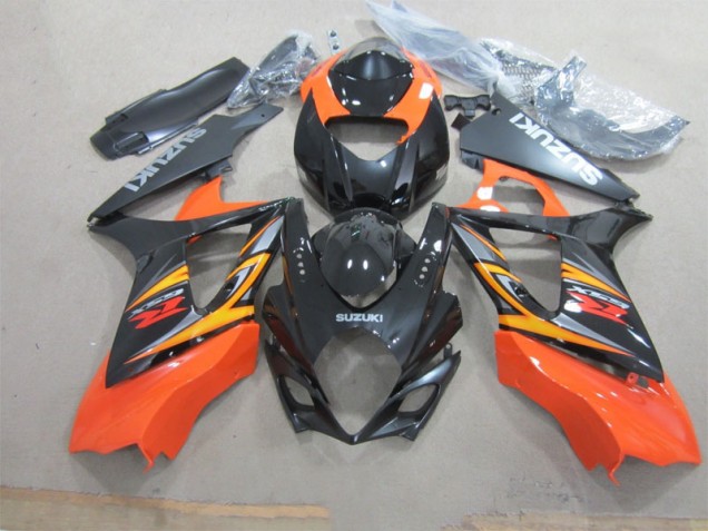 GSXR 1000 K7 07-08 Motorrad Verkleidungen - Schwarz Orange GSXR 1000 K7 07-08 Motorrad Verkleidungen - Schwarz Orange