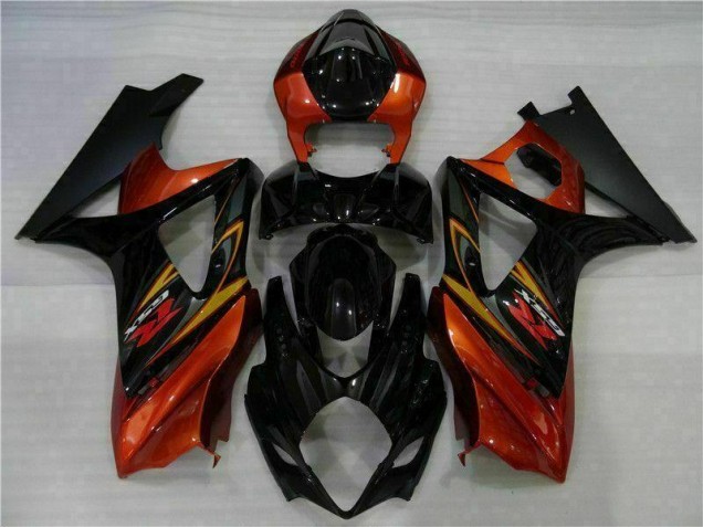 GSXR 1000 K7 07-08 Motorrad VollVerkleidungen & Plastik - Schwarz GSXR 1000 K7 07-08 Motorrad VollVerkleidungen & Plastik - Schwarz