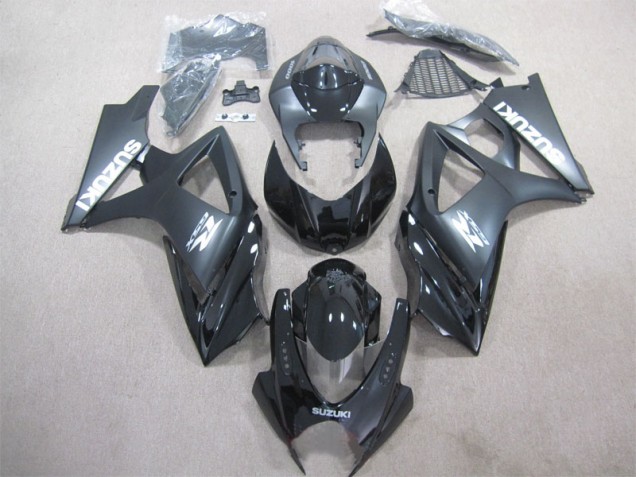 GSXR 1000 K7 07-08 Motorrad Vollverkleidung - Schwarz GSXR 1000 K7 07-08 Motorrad Vollverkleidung - Schwarz