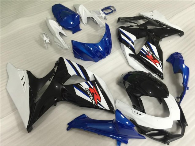GSXR 1000 K9 09-16 Motorrad Verkleidung - Weiß Blau Schwarz GSXR 1000 K9 09-16 Motorrad Verkleidung - Weiß Blau Schwarz