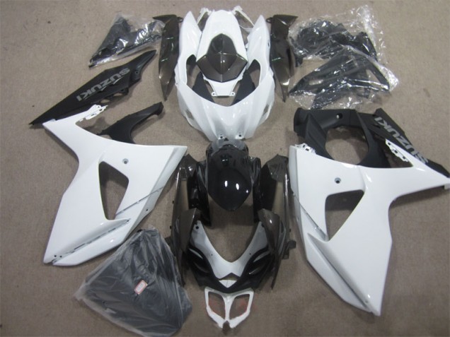 GSXR 1000 K9 09-16 Motorrad Verkleidung - Weiß Schwarz GSXR 1000 K9 09-16 Motorrad Verkleidung - Weiß Schwarz