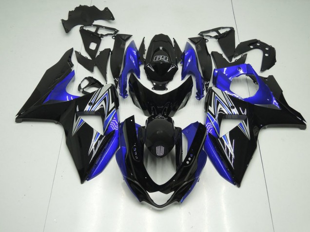 GSXR 1000 K9 09-16 Motorrad Verkleidungen - Blau und Schwarz GSXR 1000 K9 09-16 Motorrad Verkleidungen - Blau und Schwarz