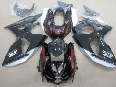 GSXR 1000 K9 09-16 Motorrad Verkleidungen Komplett Sets - Schwarz