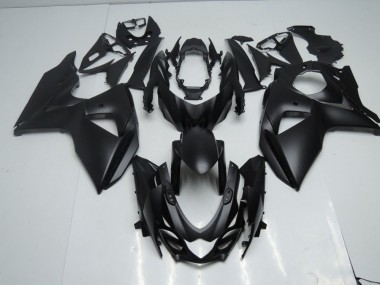 GSXR 1000 K9 09-16 Motorrad Verkleidungen - Matt Schwarz