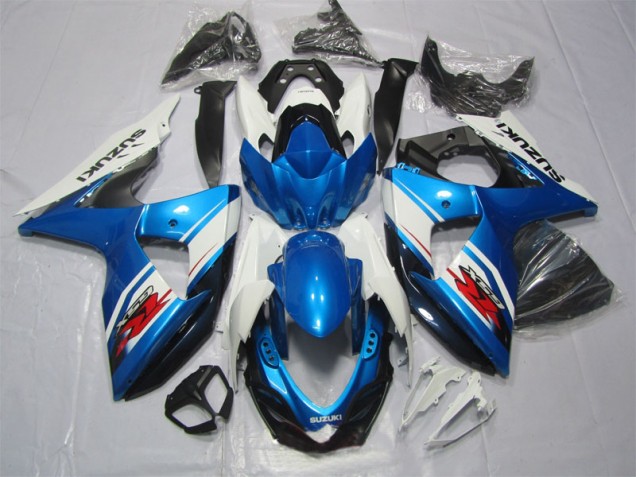GSXR 1000 K9 09-16 Motorrad Verkleidungen & Plastik - Blau Weiß GSXR 1000 K9 09-16 Motorrad Verkleidungen & Plastik - Blau Weiß