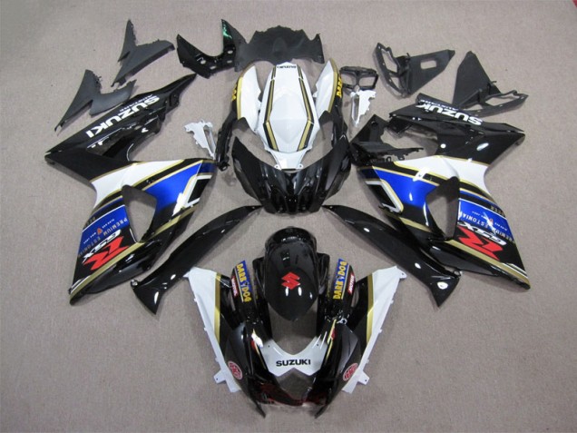 GSXR 1000 K9 09-16 Motorrad Verkleidungen - Schwarz Blau Weiß Dunkel Hund GSXR 1000 K9 09-16 Motorrad Verkleidungen - Schwarz Blau Weiß Dunkel Hund