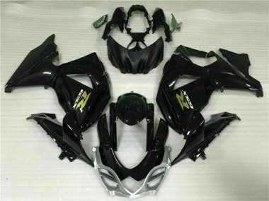 GSXR 1000 K9 09-16 Motorrad Vollverkleidung - Schwarz