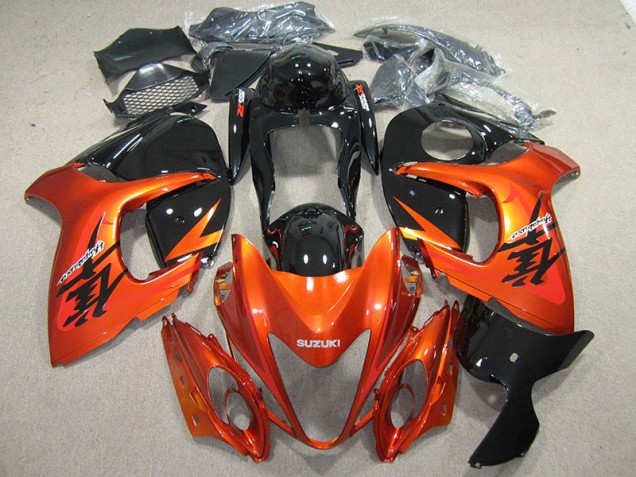 GSXR 1300 Hayabusa 08-19 Motorrad Verkleidung - Orange Schwarz GSXR 1300 Hayabusa 08-19 Motorrad Verkleidung - Orange Schwarz