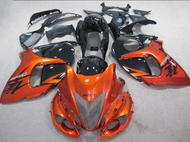 GSXR 1300 Hayabusa 08-19 Motorrad Verkleidungen - Orange Schwarz