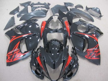 GSXR 1300 Hayabusa 08-19 Motorrad Verkleidungen & Plastik - Schwarz Rot