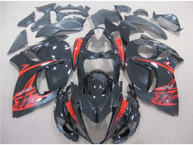 GSXR 1300 Hayabusa 08-19 Motorrad Verkleidungen & Plastik - Schwarz Rot GSXR 1300 Hayabusa 08-19 Motorrad Verkleidungen & Plastik - Schwarz Rot
