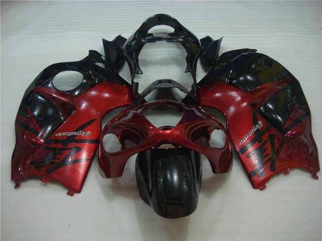 GSXR 1300 Hayabusa 96-07 Motorrad Verkleidung - Rot Schwarz GSXR 1300 Hayabusa 96-07 Motorrad Verkleidung - Rot Schwarz