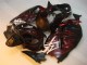 GSXR 1300 Hayabusa 96-07 Motorrad Verkleidung - Schwarz rote Flamme GSXR 1300 Hayabusa 96-07 Motorrad Verkleidung - Schwarz rote Flamme
