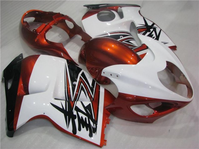 GSXR 1300 Hayabusa 96-07 Motorrad Verkleidungen - Orange Silber Schwarz GSXR 1300 Hayabusa 96-07 Motorrad Verkleidungen - Orange Silber Schwarz