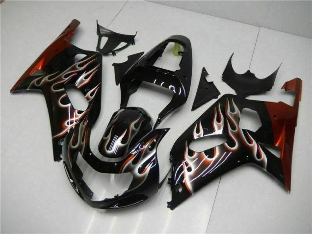 GSXR 600 / 750 K1 K2 K3 01-03 Motorrad Verkleidung - Schwarz GSXR 600 / 750 K1 K2 K3 01-03 Motorrad Verkleidung - Schwarz
