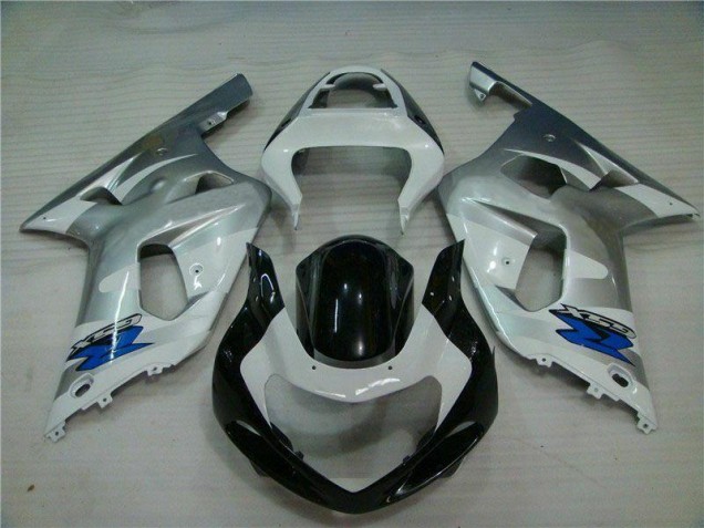 GSXR 600 / 750 K1 K2 K3 01-03 Motorrad Verkleidung - Silber Schwarz GSXR 600 / 750 K1 K2 K3 01-03 Motorrad Verkleidung - Silber Schwarz