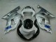 GSXR 600 / 750 K1 K2 K3 01-03 Motorrad Verkleidung - Silber Schwarz GSXR 600 / 750 K1 K2 K3 01-03 Motorrad Verkleidung - Silber Schwarz